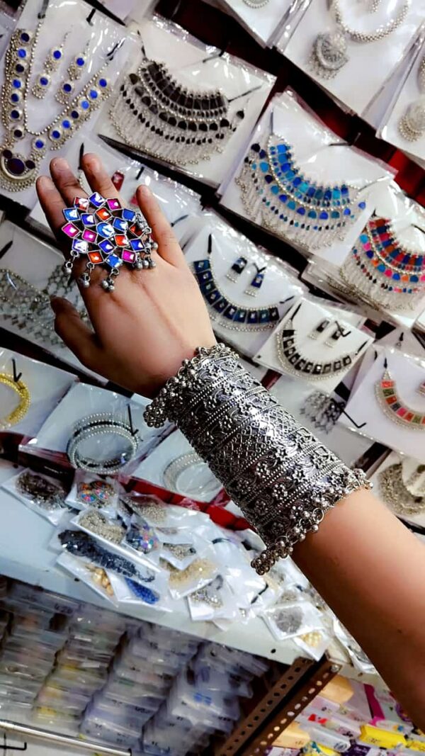 oxidised cuff for women